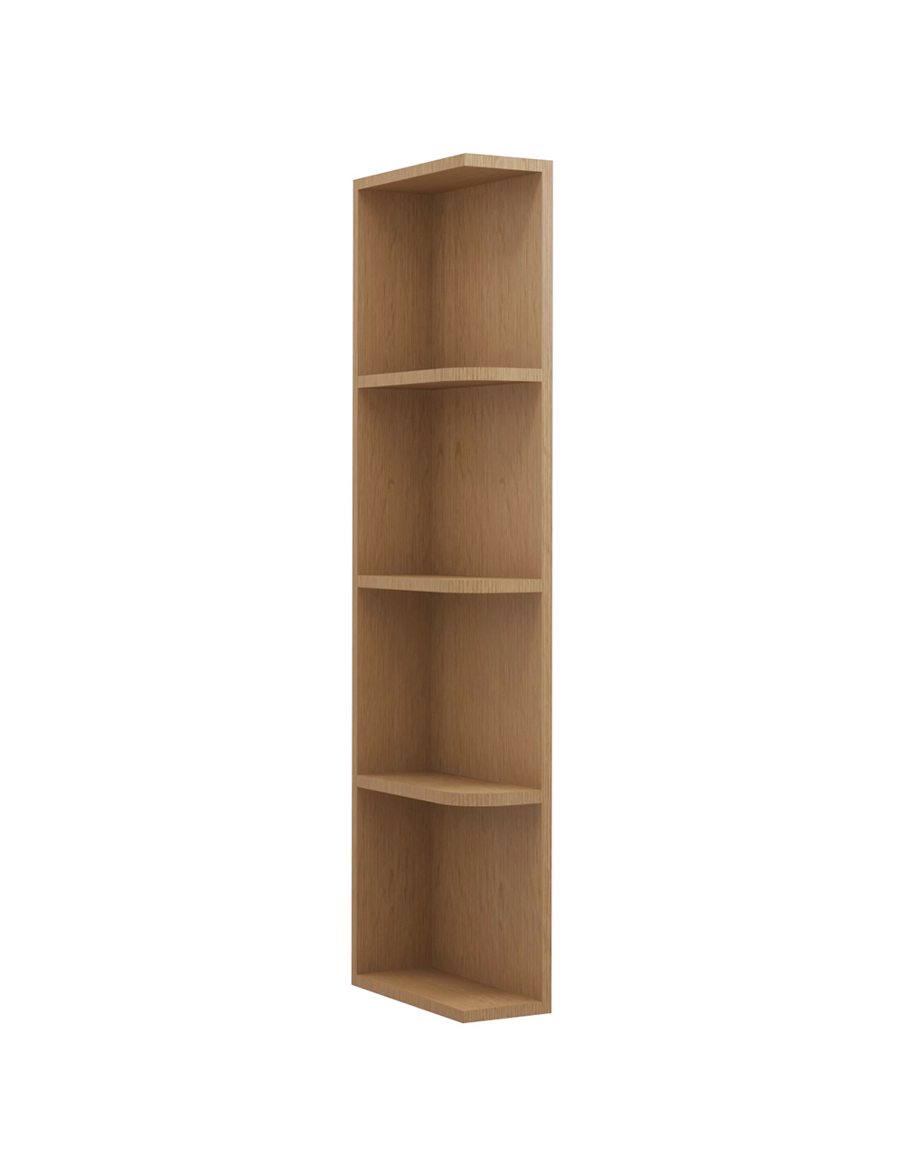 PH-WES542: Petit Oak Shaker 5″ Knick Knack Wall Shelf