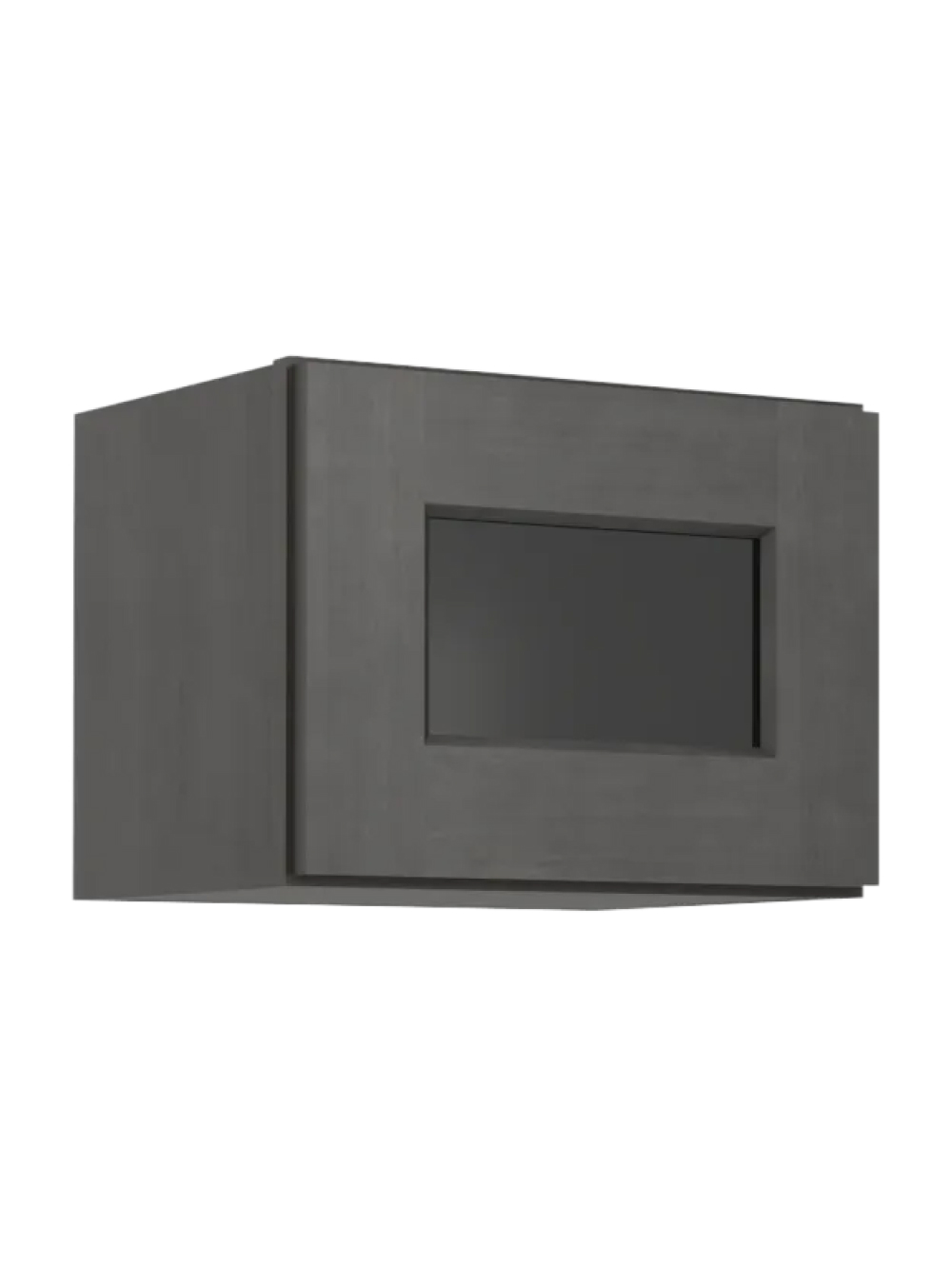 Shaker Cinder W1512gd Glass Door Wall Stacker Closed
