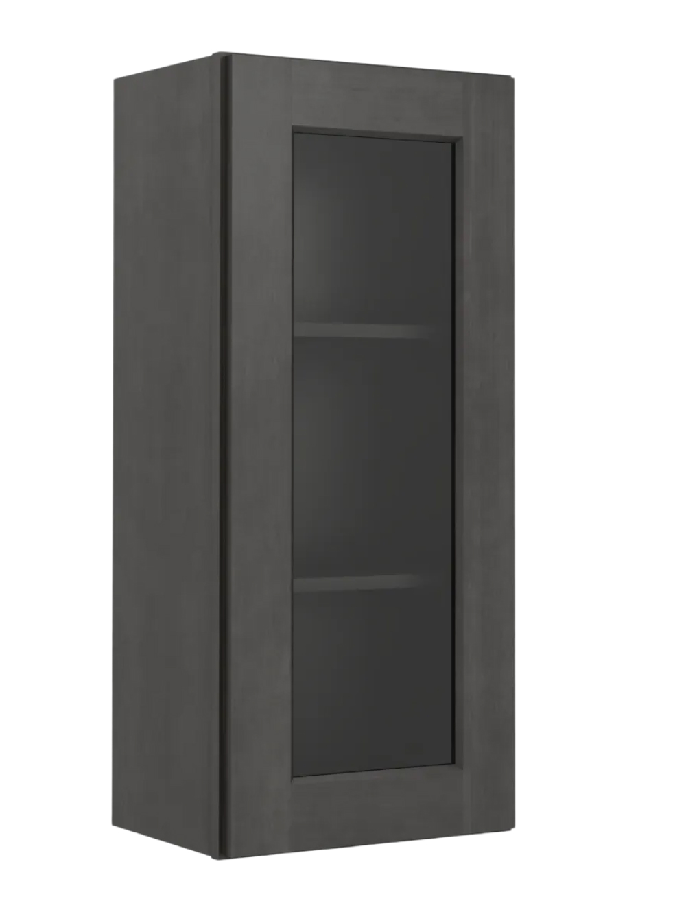 Shaker Cinder W1536gd Glass Door Wall Closed
