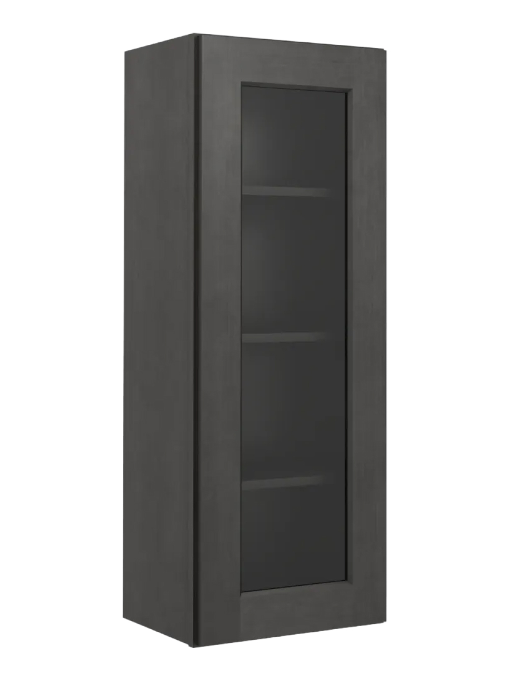 Shaker Cinder W1542gd Glass Door Wall Stacker Closed