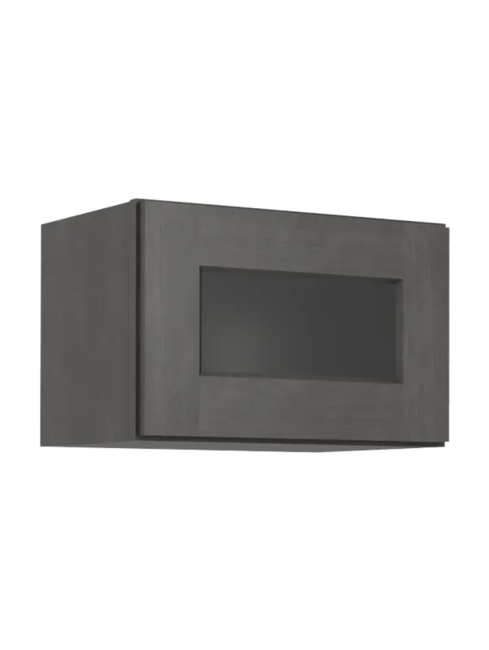 Shaker Cinder W1812gd Glass Door Wall Stacker Closed