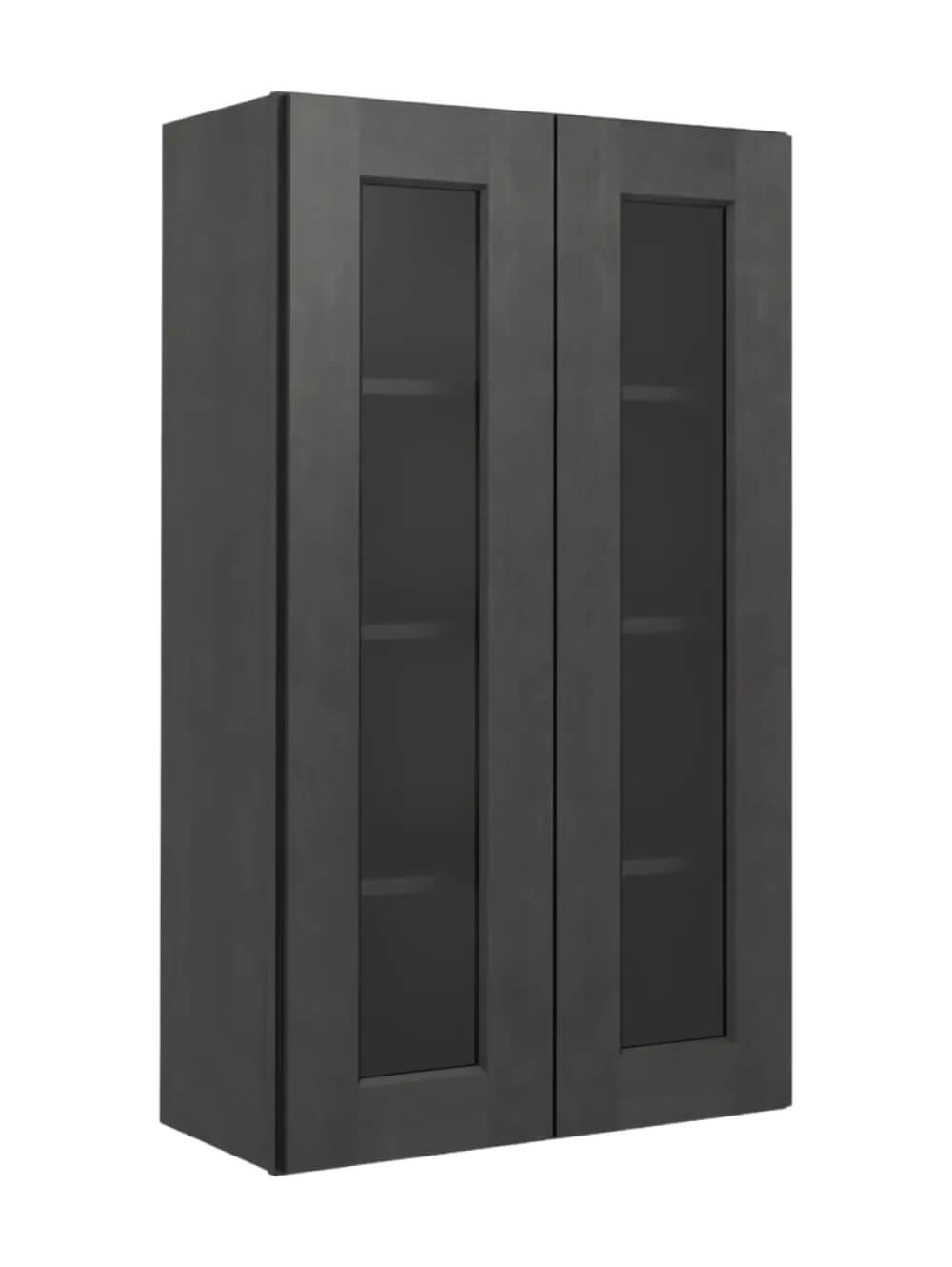 Shaker Cinder W2442gd Glass Door Wall Closed