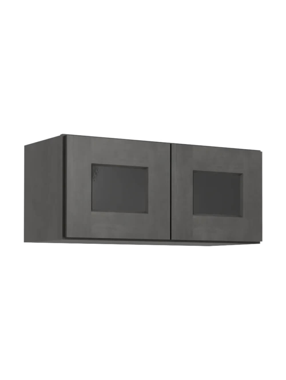 Shaker Cinder W2712gd Glass Door Wall Stacker Closed