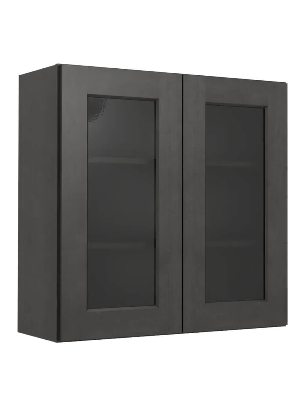 Shaker Cinder W3030gd Glass Door Wall Cabinet Closed