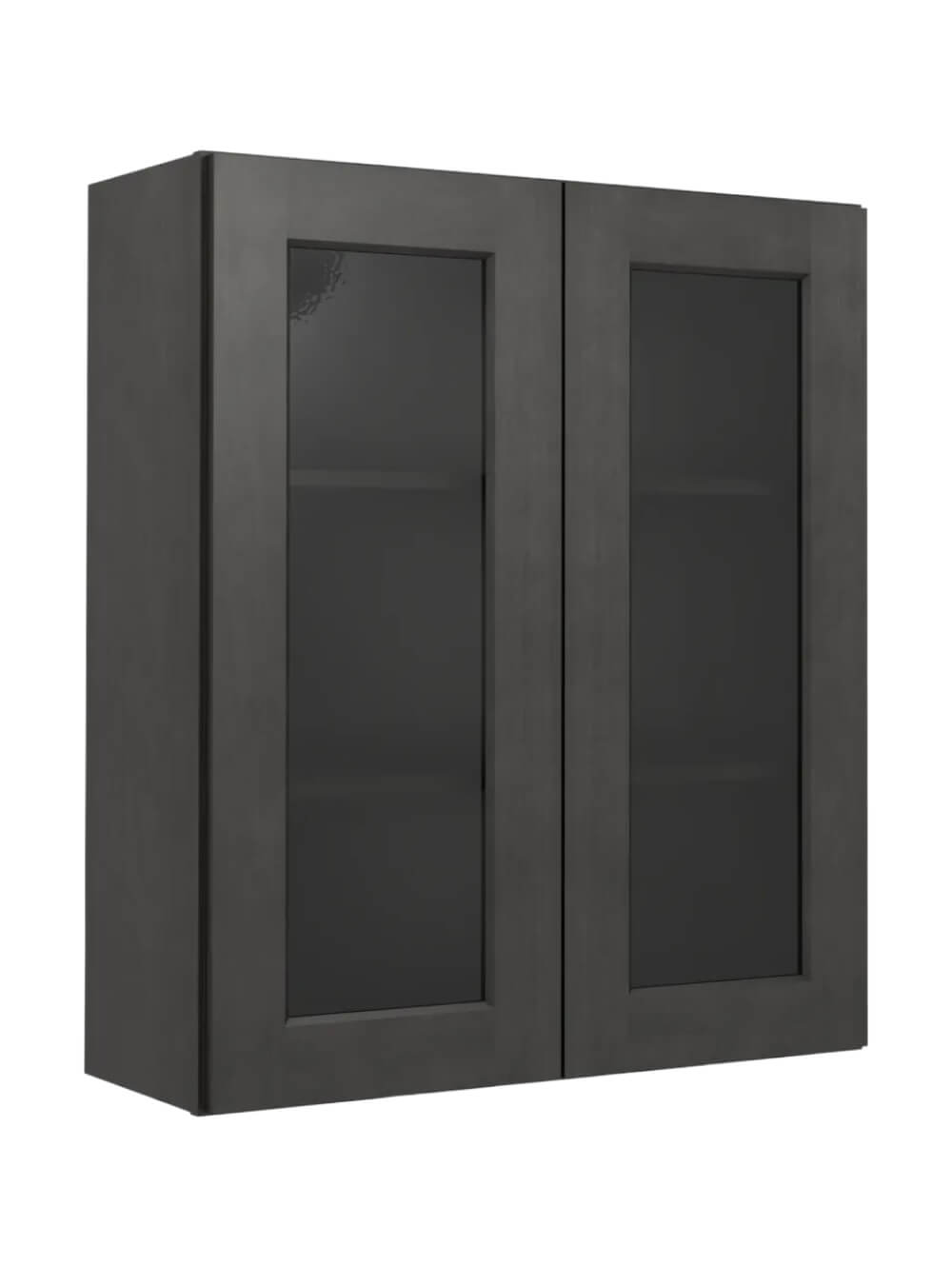 Shaker Cinder W3036gd Glass Door Wall Closed