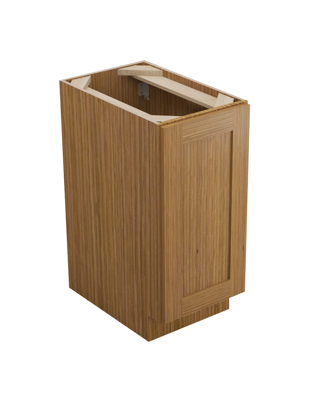Woodland Brown Shaker Fb15 Full Height Base Closed