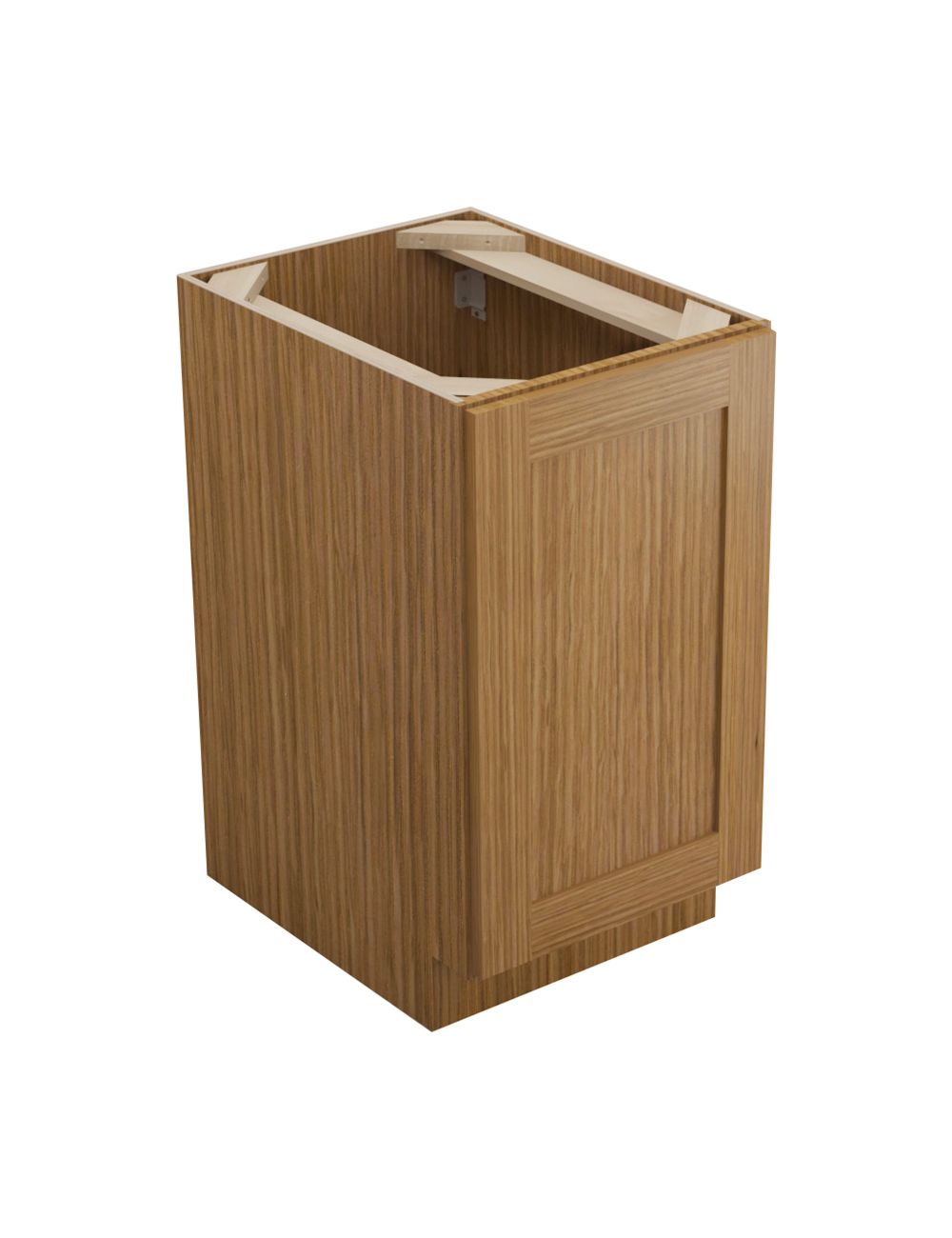 Woodland Brown Shaker Fb18 Full Height Base Closed