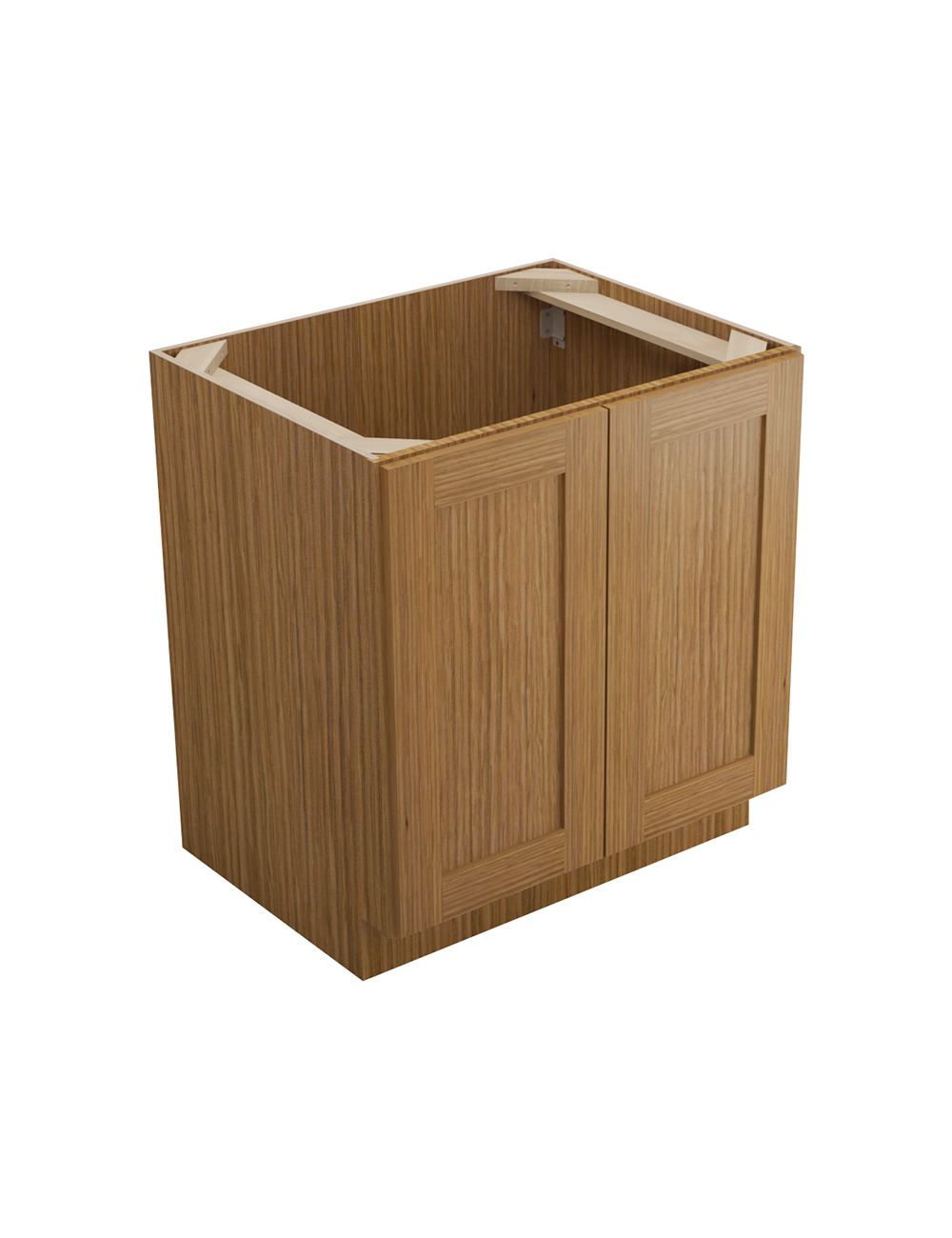 Woodland Brown Shaker Fb30 Full Height Base Closed
