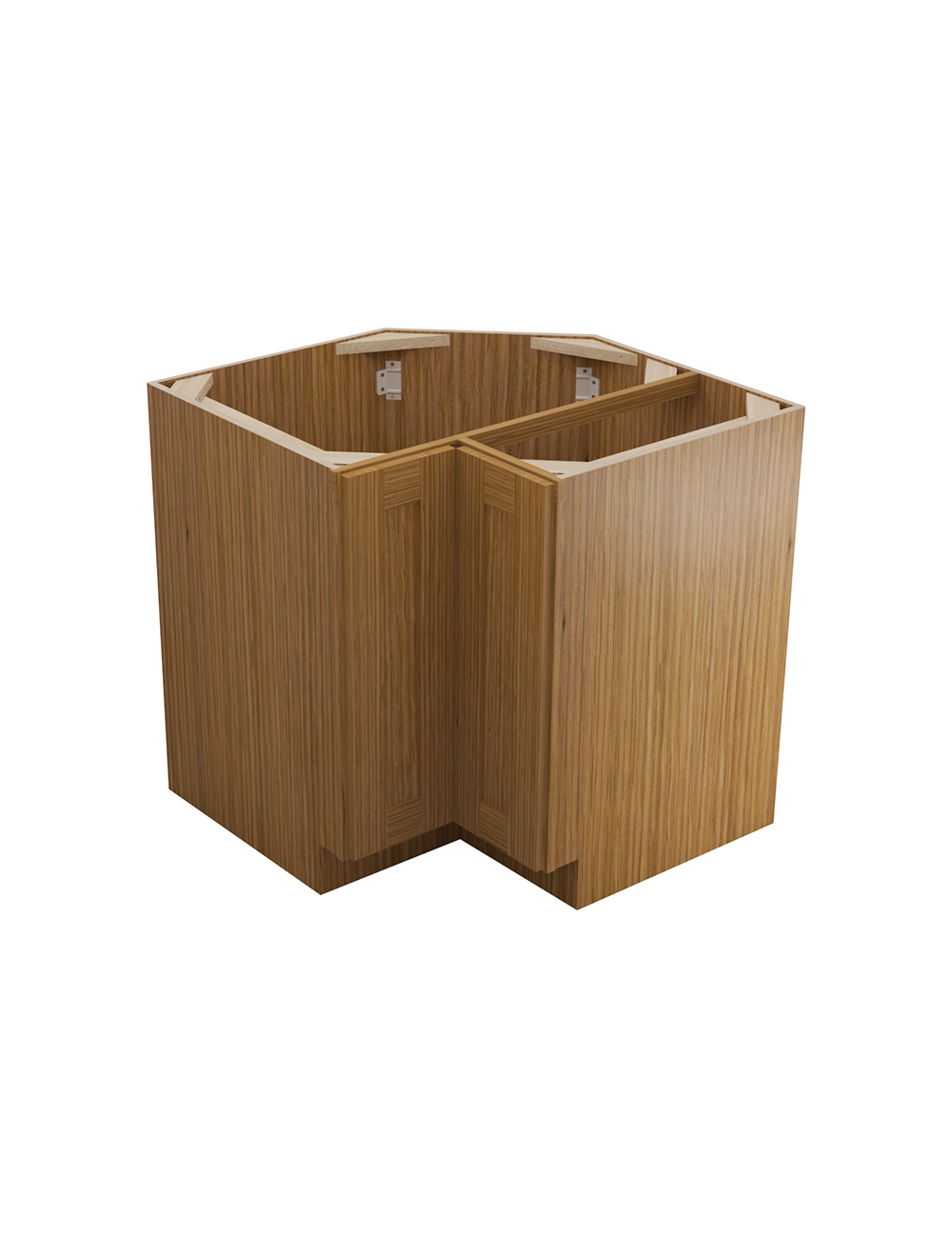Woodland Brown Shaker Ls3309 Lazy Susan Base Closed