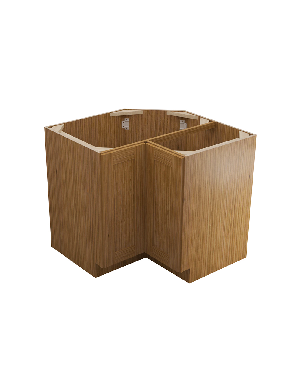 Woodland Brown Shaker Ls3612 Lazy Susan Base Closed