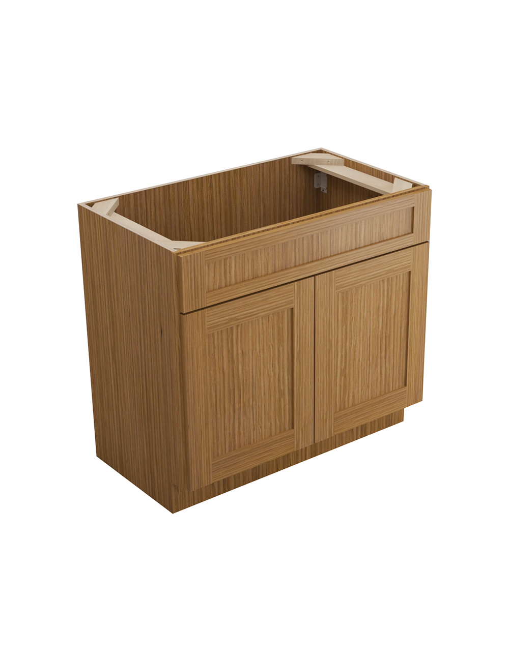 Woodland Brown Shaker S3621b Sink Base Vanity Closed