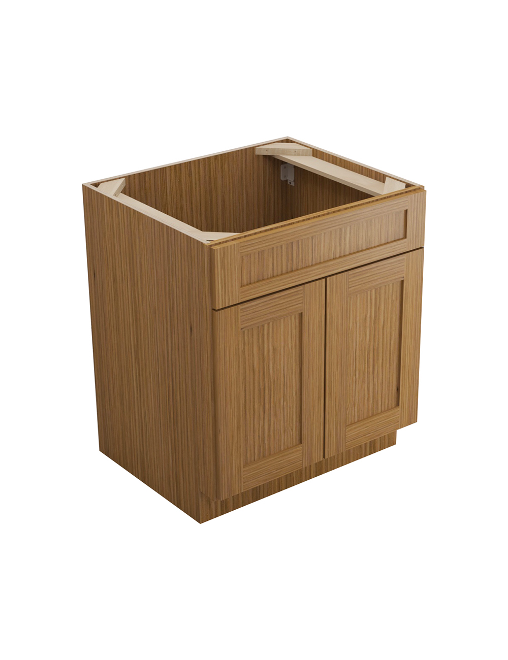 Woodland Brown Shaker Sb30b Sink Base Closed