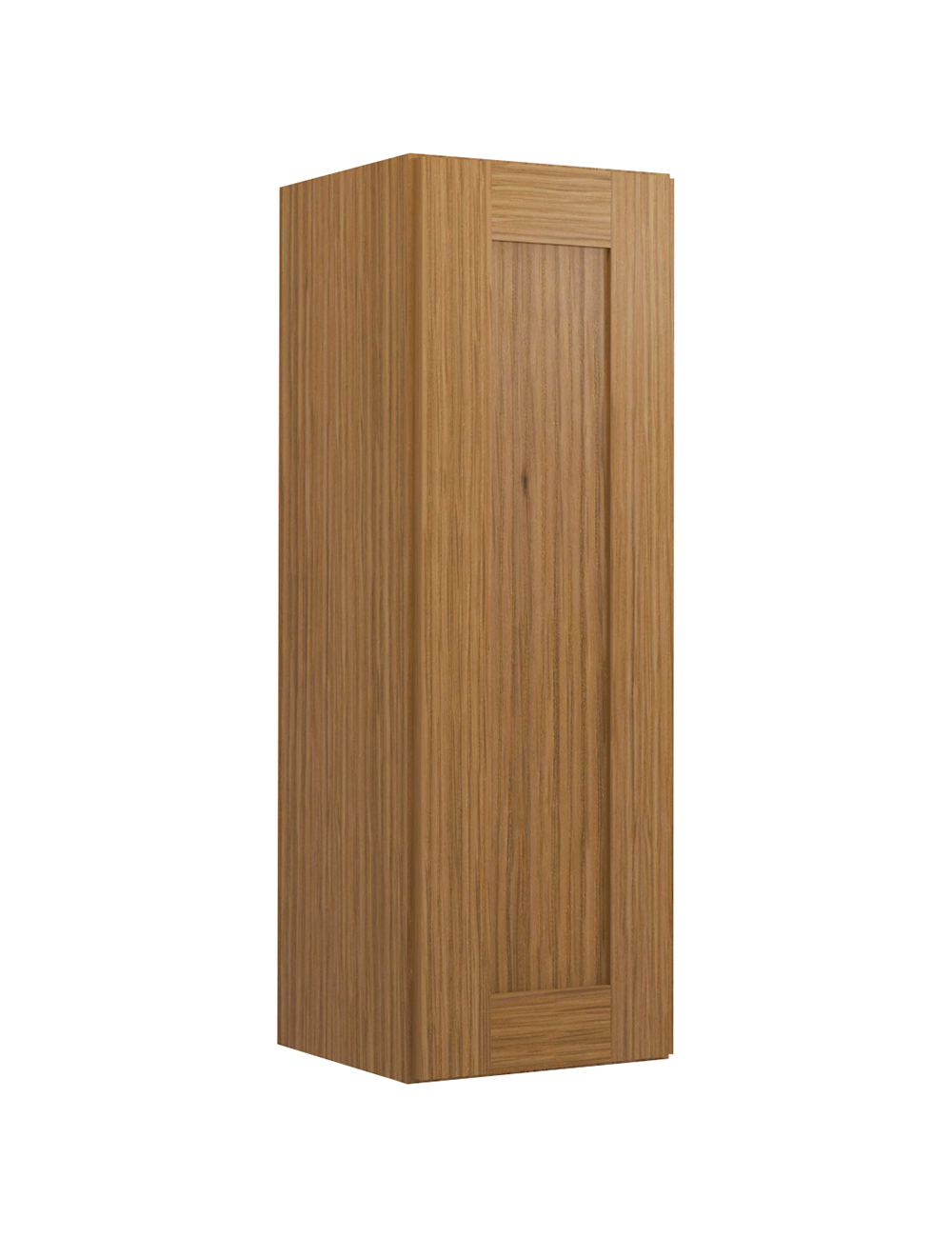 Woodland Brown Shaker W1236 Wall Cabinet Closed