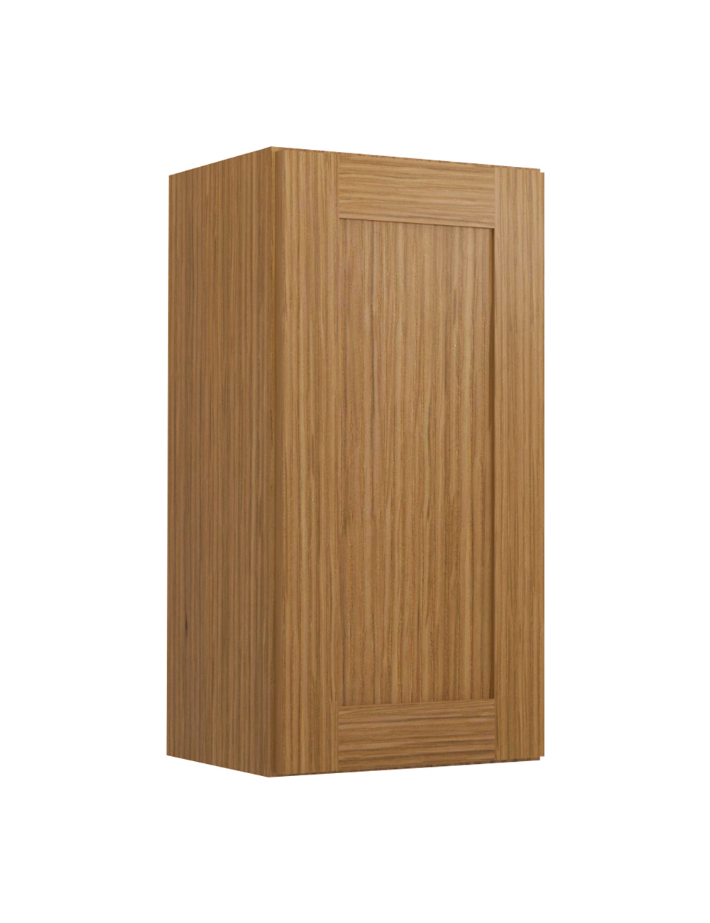 Woodland Brown Shaker W1530 Wall Cabinet Closed