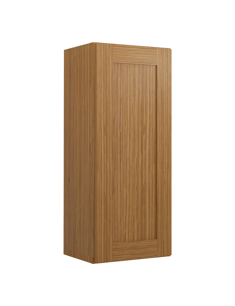 Woodland Brown Shaker W1536 Wall Cabinet Closed