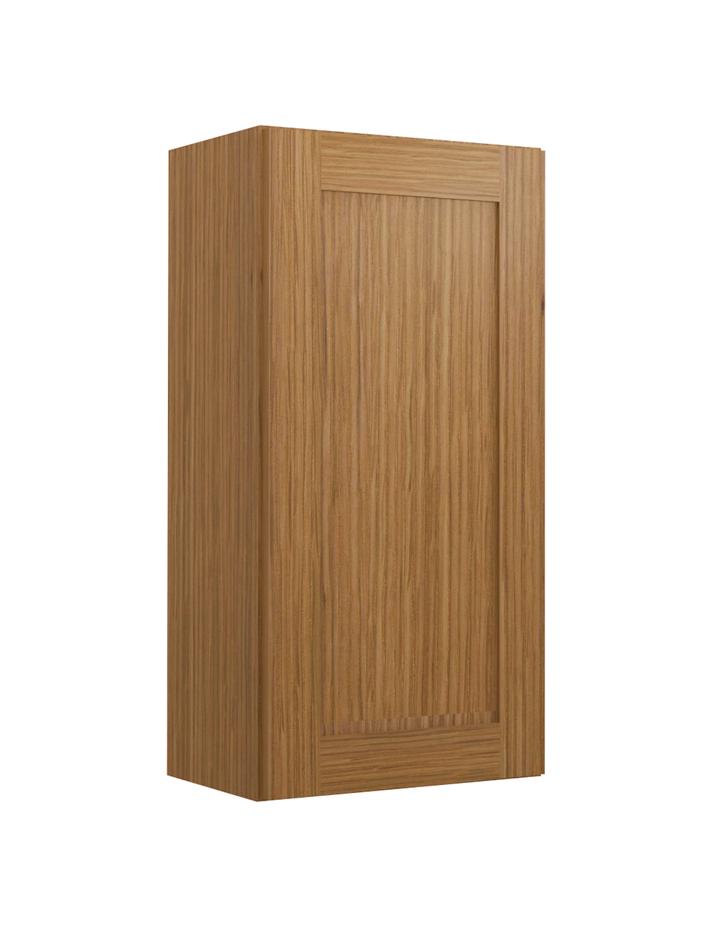 Woodland Brown Shaker W1836 Wall Cabinet Closed
