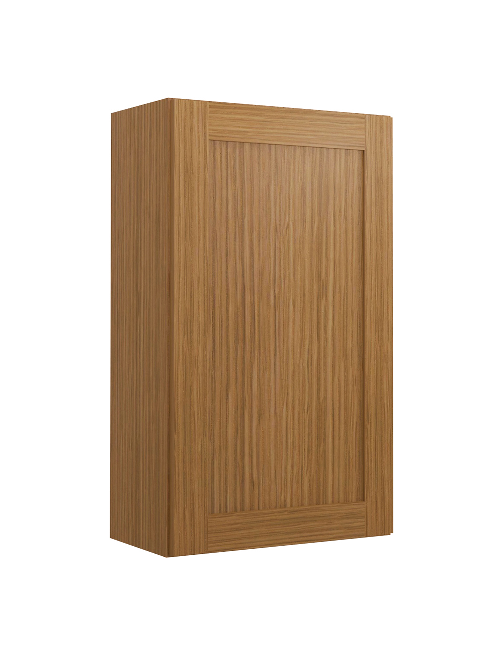 Woodland Brown Shaker W2136 Wall Cabinet Closed