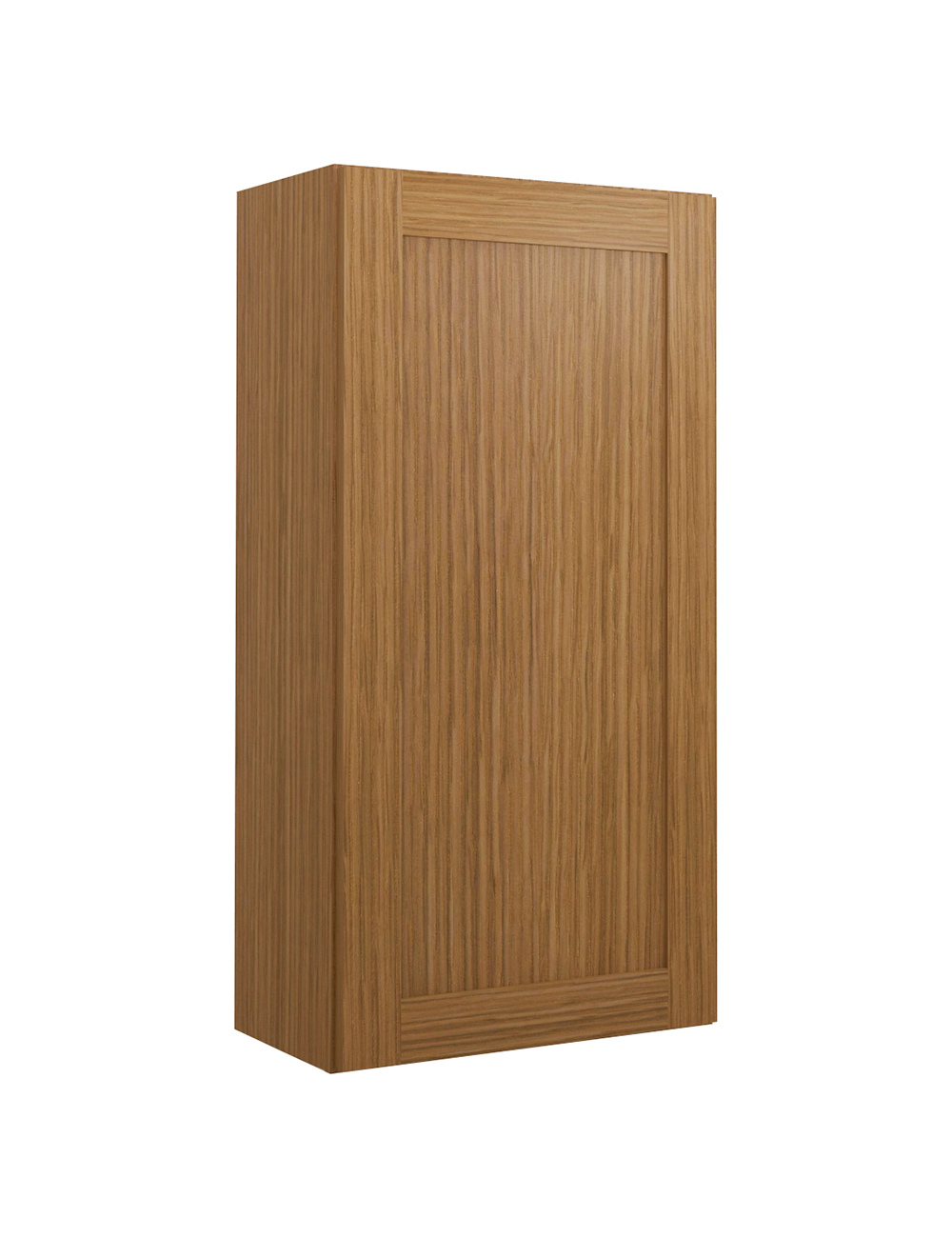 Woodland Brown Shaker W2142 Wall Cabinet Closed
