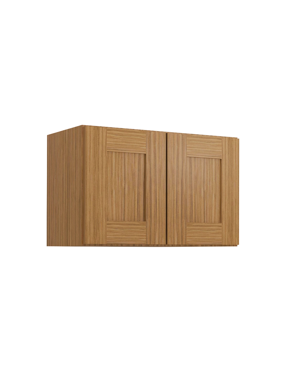Woodland Brown Shaker W2415b Bridge Wall Cabinet Closed