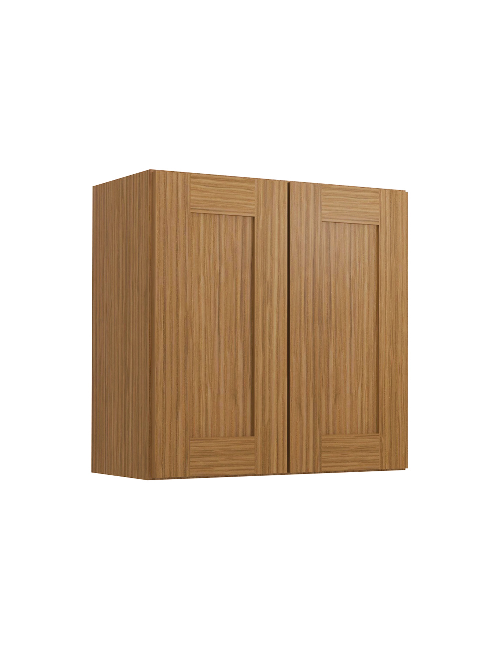 Woodland Brown Shaker W2424b Bridge Wall Cabinet Closed