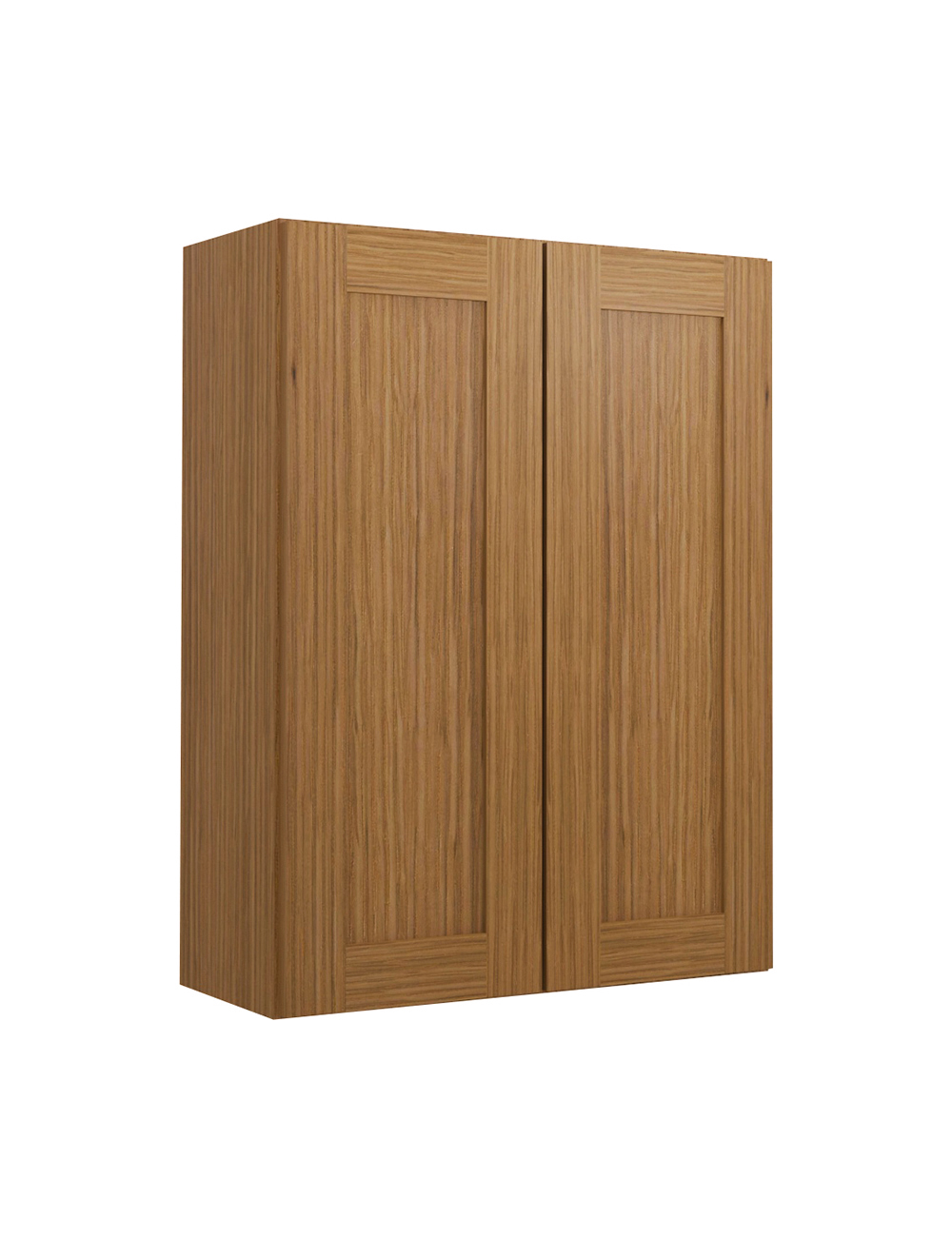 Woodland Brown Shaker W2736b Wall Cabinet Closed