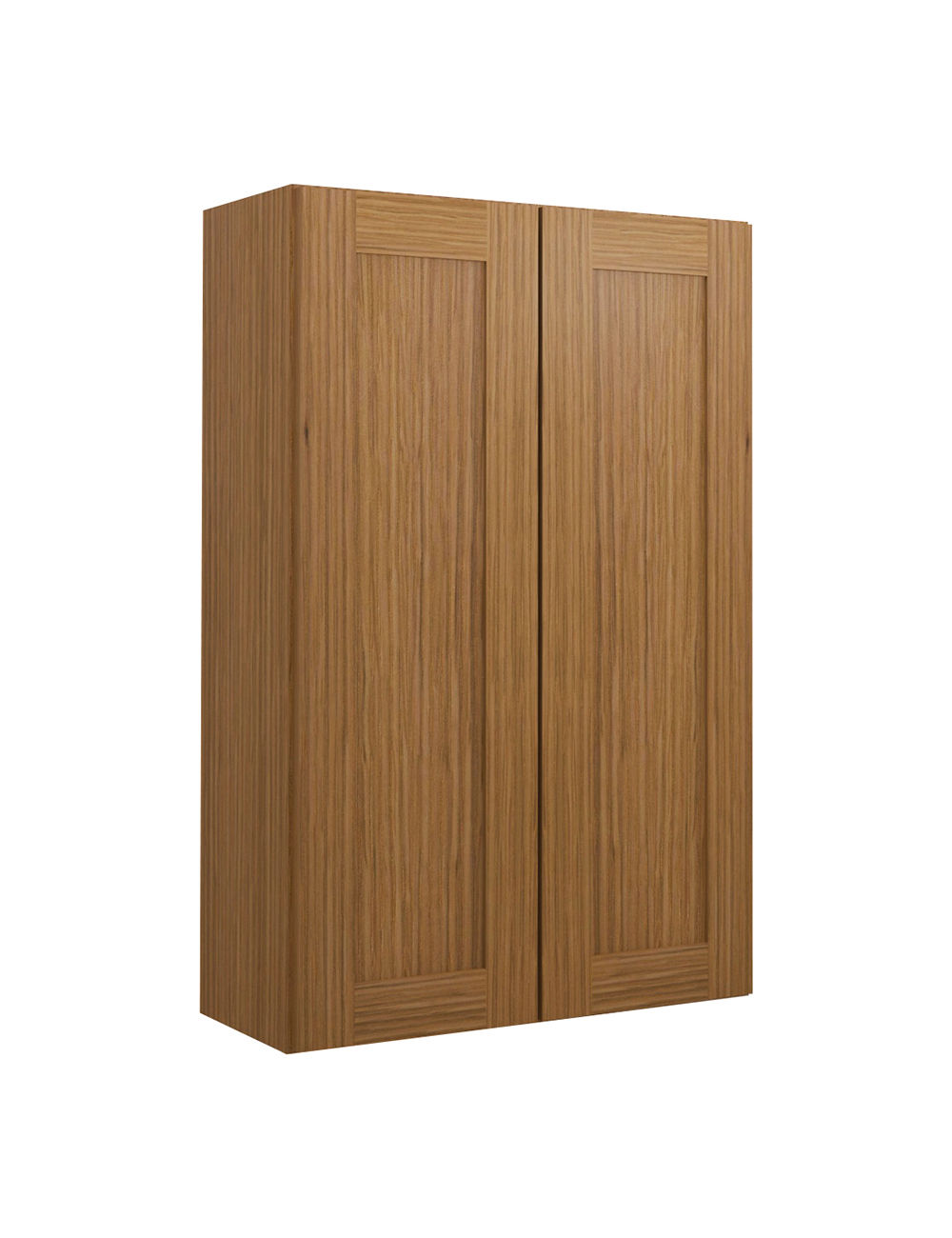 Woodland Brown Shaker W2742b Wall Cabinet Closed