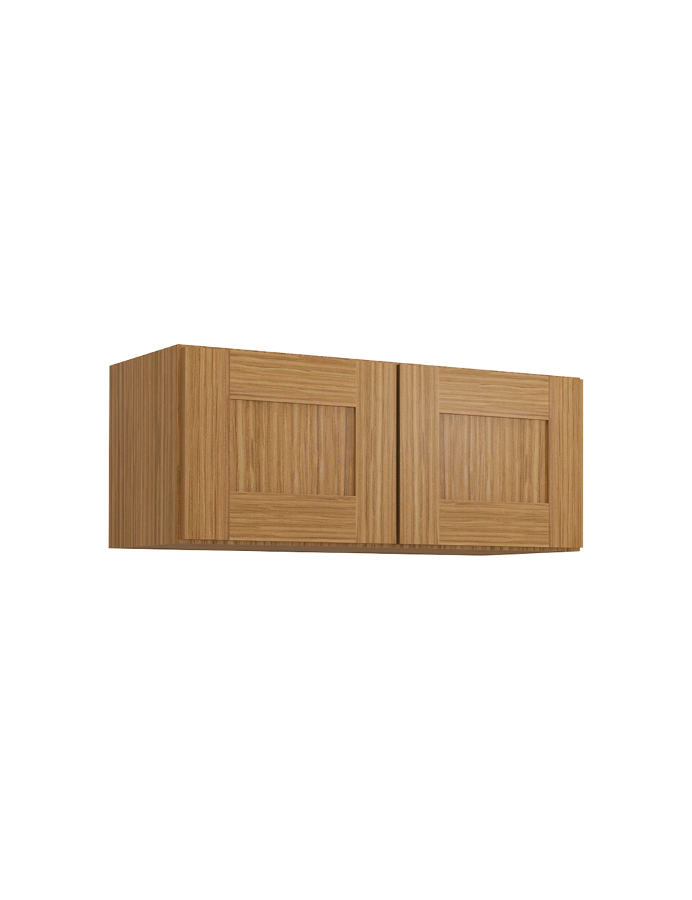 Woodland Brown Shaker W3012b Bridge Wall Cabinet Closed