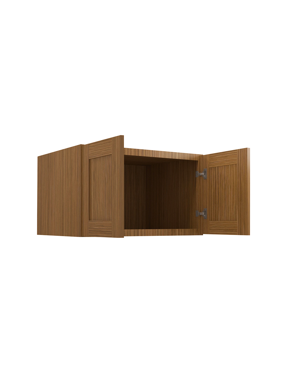 AR-W301824B: Woodland Brown Shaker 30″ Refrigerator Wall Cabinet 24″ deep