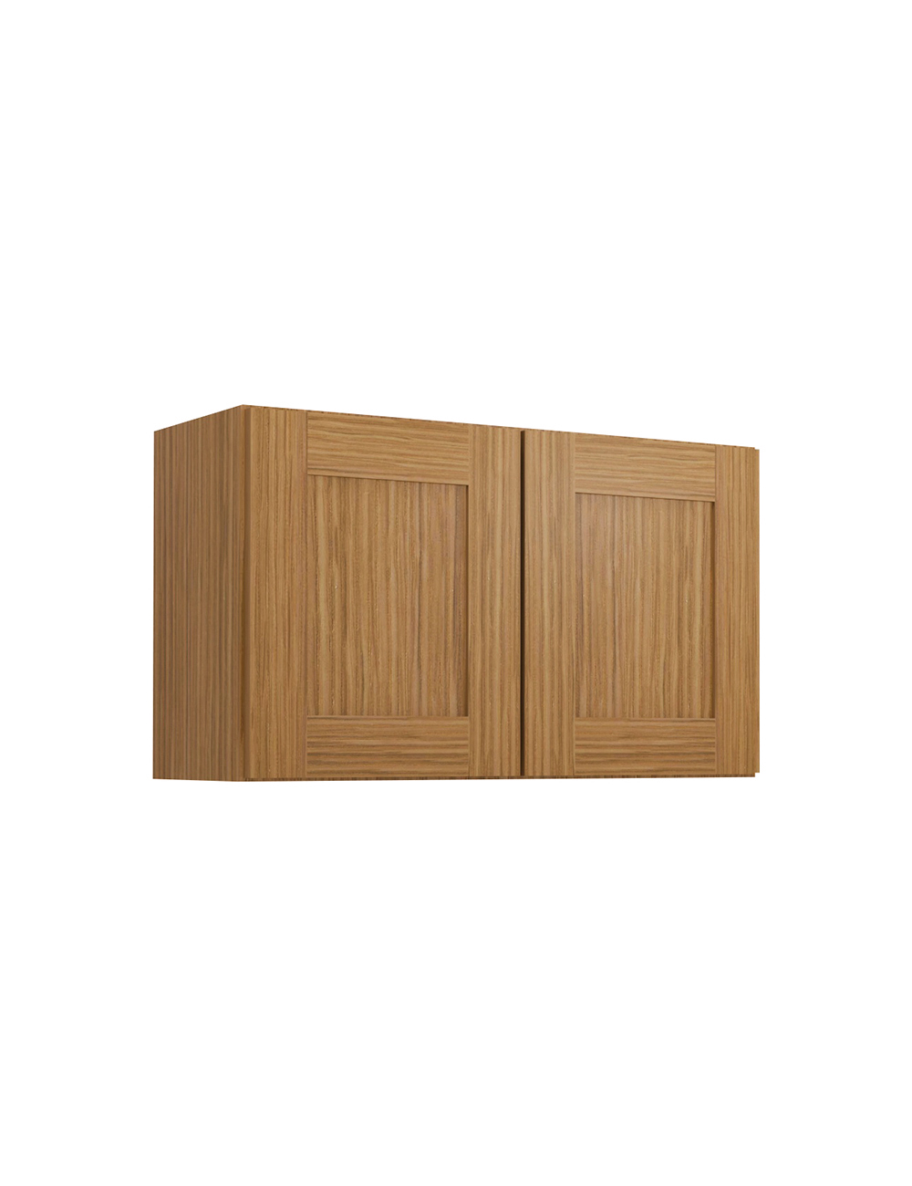 Woodland Brown Shaker W3018b Bridge Wall Cabinet Closed