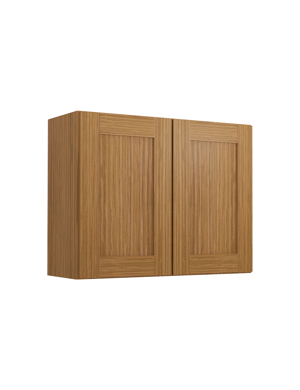 Woodland Brown Shaker W3024b Bridge Wall Cabinet Closed