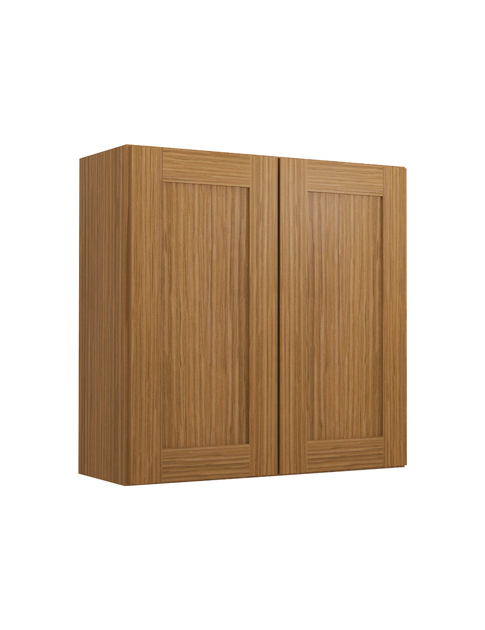 Woodland Brown Shaker W3030b Wall Cabinet Closed