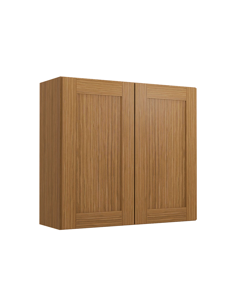 Woodland Brown Shaker W3330b Wall Cabinet Closed