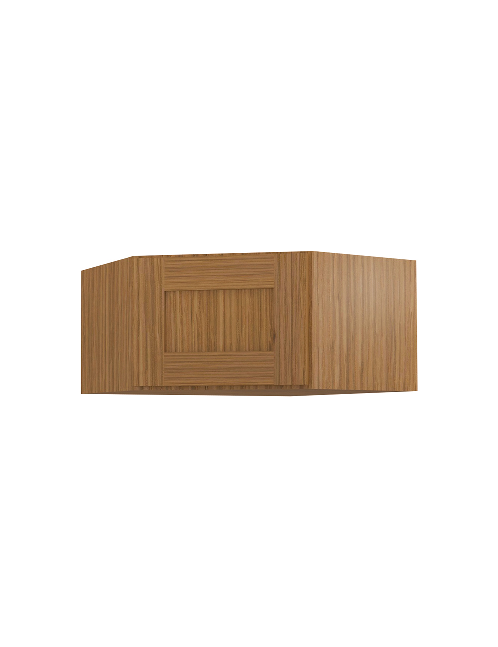 Woodland Brown Shaker Wdc2412 Diagonal Corner Wall Closed