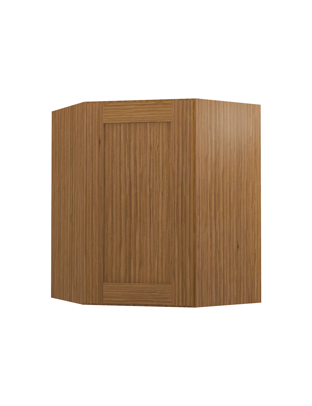 Woodland Brown Shaker Wdc2430 Diagonal Corner Wall Closed