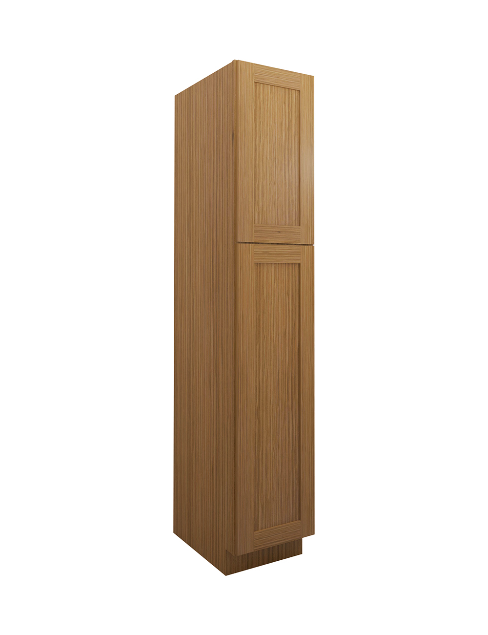 Woodland Brown Shaker Wp1584 Pantry Cabinet Closed