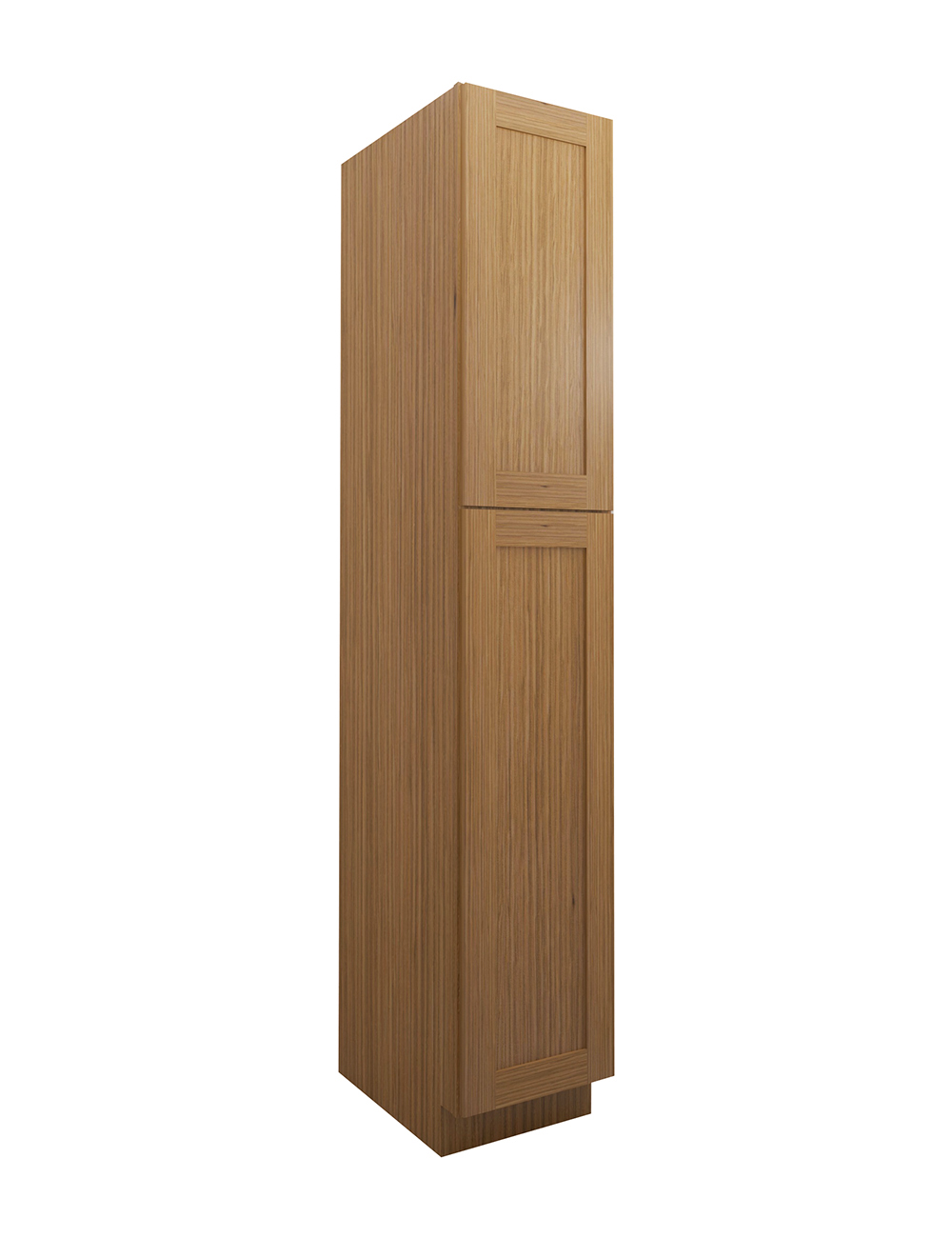 Woodland Brown Shaker Wp1590 Pantry Cabinet Closed