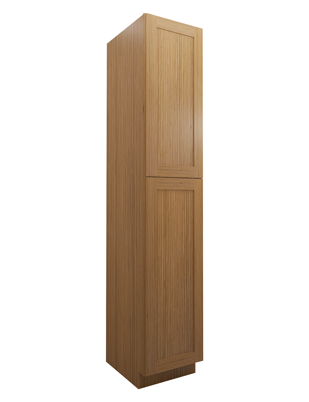 Woodland Brown Shaker Wp1896 Pantry Cabinet Closed