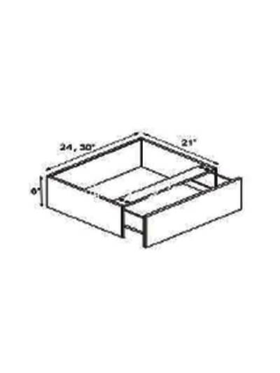KD30 Vanity Knee Drawer-Euro Medium Oak