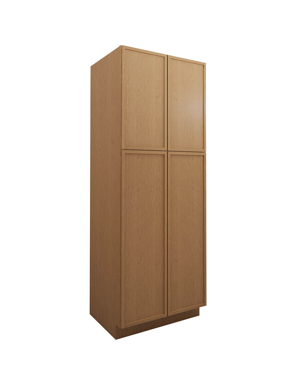 Petit Oak Shaker Wp3084b Pantry Cabinet Closed