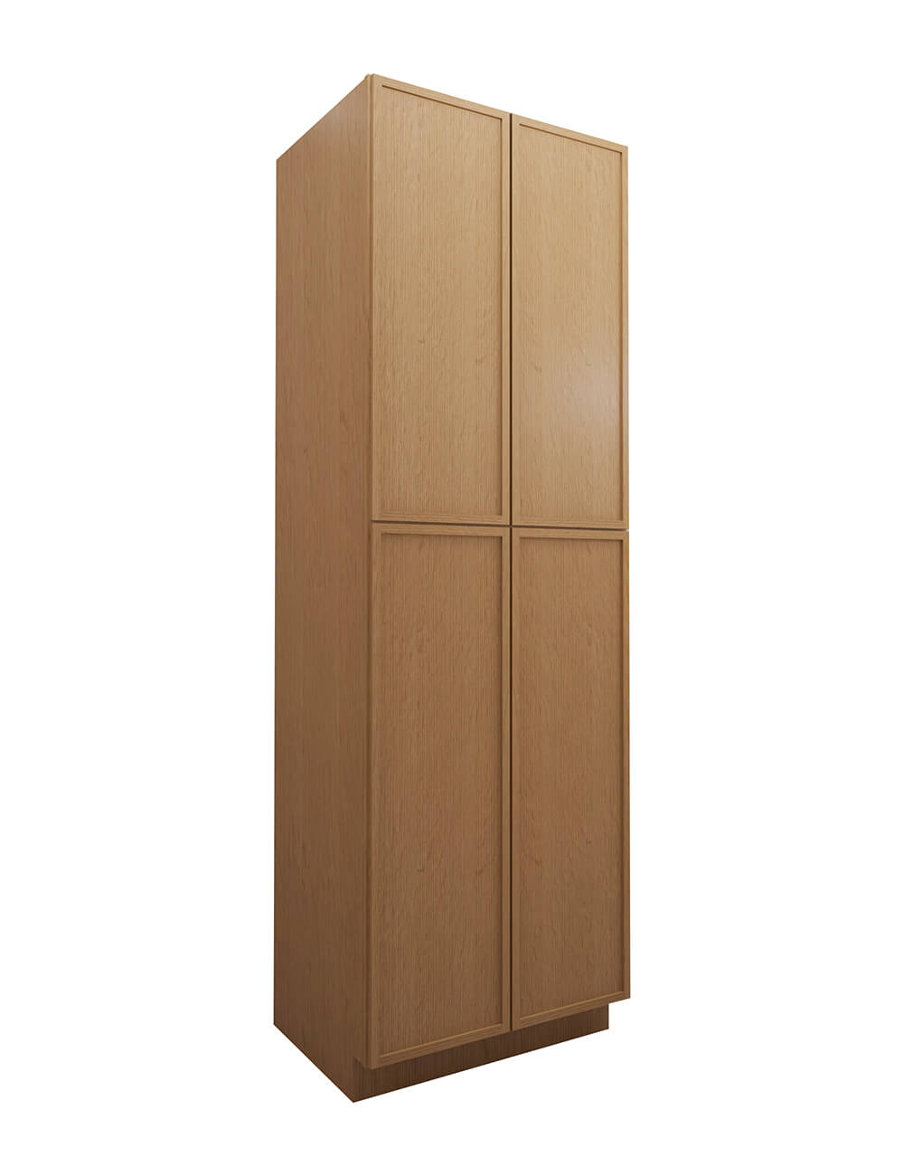 Petit Oak Shaker Wp3096b Pantry Cabinet Closed
