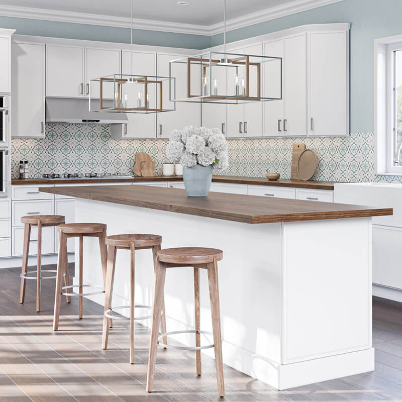 Edgeline White Cabinets